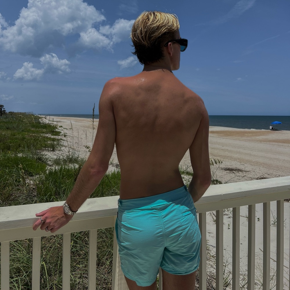 ORLEBAR BROWN TURQUOISE SETTER SWIM